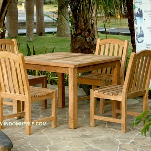 Teak Dining Garden Furniture Durable And Strong Construction